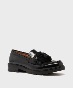 Mocassins à épaisse semelle crantée et bout amande femme - Follow Me vue2 - FOLLOW ME - GEMO