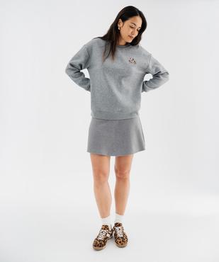 Jupe courte en maille femme - LuluCastagnette et Alizée vue5 - LULUCASTAGNETTE - GEMO
