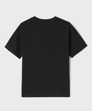 Tee-shirt manches courtes en jersey de coton garçon vue3 - GEMO (JUNIOR) - GEMO