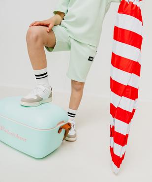 Bermuda en maille extensible à taille élastiquée garçon  vue1 - GEMO (ENFANT) - GEMO