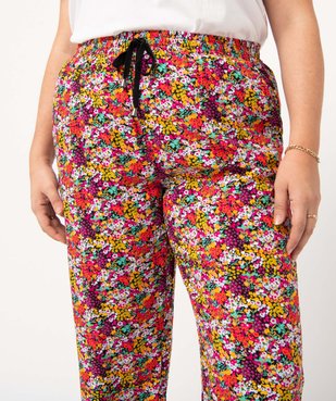 Pantalon femme grande taille large et imprimé vue2 - GEMO (G TAILLE) - GEMO