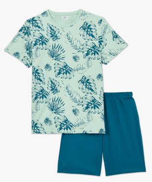 Pyjashort homme tee-shirt imprimé et short uni vue4 - GEMO(HOMWR HOM) - GEMO