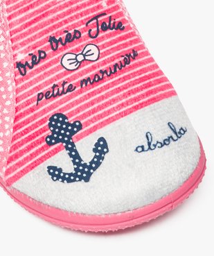 Chaussons bébé semelle intérieure cuir style marin - Absorba vue6 - ABSORBA - GEMO