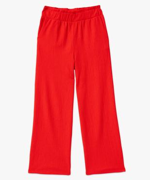 Pantacourt large en maille gaufrée femme vue4 - GEMO(FEMME PAP) - GEMO