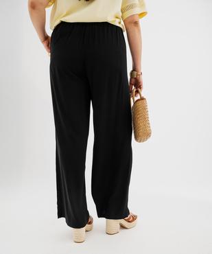 Pantalon ample fluide femme grande taille vue3 - GEMO 4G GT - GEMO