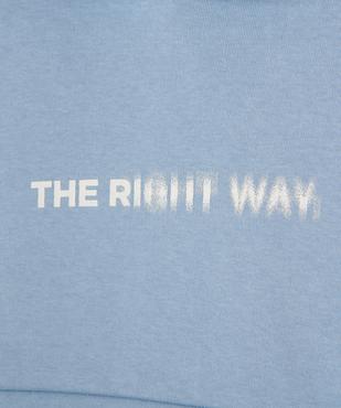 Sweat à capuche avec doublure chaude garçon vue3 - GEMO (JUNIOR) - GEMO