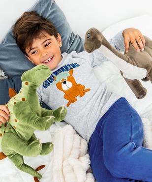 Pyjama en velours 2 pièces bicolore motif chien garçon vue7 - GEMO (ENFANT) - GEMO