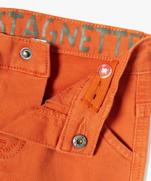 Pantalon bébé garçon cargo avec ceinture chinée - LuluCastagnette vue5 - LULUCASTAGNETTE - GEMO