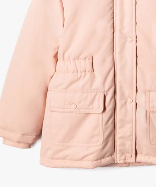 Parka 3 en 1 avec doublure en maille  fille vue4 - GEMO 4G FILLE - GEMO