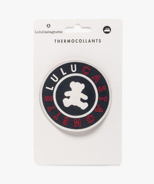 Patch thermocollant rond grand format - LuluCastagnette vue2 - LULUCASTAGNETTE - GEMO