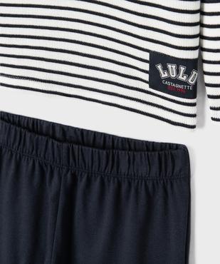 Pyjama style marin garçon - LuluCastagnette vue3 - LULUCASTAGNETTE - GEMO