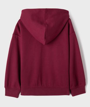 Sweat à capuche avec inscription brodée garçon - LuluCastagnette vue4 - LULUCASTAGNETTE - GEMO