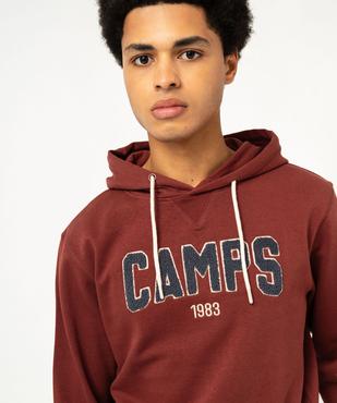 Sweat à capuche en molleton doux homme - Camps United vue2 - CAMPS - GEMO