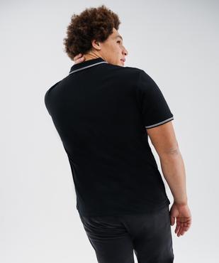 Polo manches courtes en coton homme vue6 - GEMO 4G HOMME - GEMO