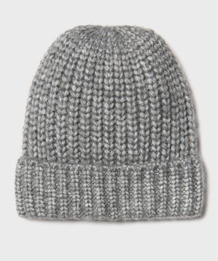 Bonnet en grosse maille côtelée pailletée femme vue1 - GEMO (ACCESS) - GEMO