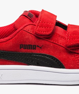 Basket bébé dessus cuir suédé à scratchs - Puma vue6 - PUMA - GEMO