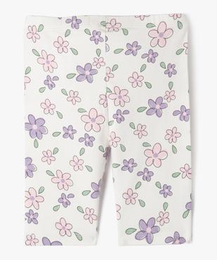 Legging court imprimé à taille élastiquée fille vue3 - GEMO 4G FILLE - GEMO