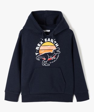 Sweat garçon à capuche en molleton douillet vue1 - GEMO (ENFANT) - GEMO