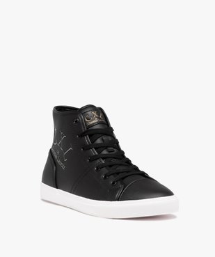 Baskets homme mid-cut unies à lacets – Christian Lacroix vue2 - CHRIST. LACROIX - GEMO