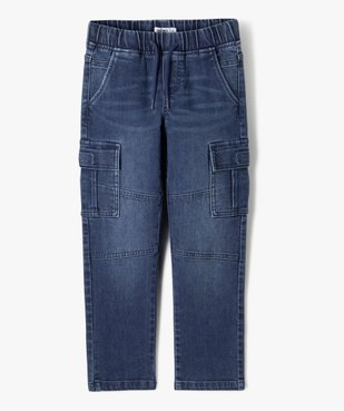 Pantalon cargo taille élastiquée garçon vue4 - GEMO (ENFANT) - GEMO