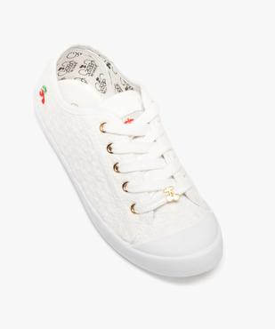 Tennis en toile à semelle fine et bout couvert femme - Le Temps des Cerises vue5 - SHOES BY LTDC - GEMO