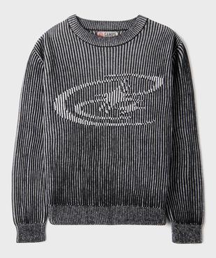 Pull en maille côtelée à motif garçon - Camps United vue1 - CAMPS - GEMO