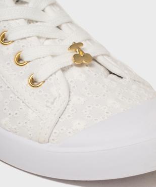 Tennis en toile à semelle fine et bout couvert femme - Le Temps des Cerises vue6 - SHOES BY LTDC - GEMO