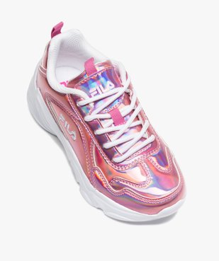 Chaussures de running fille irisées à lacets - Fila Alamo vue5 - FILA - GEMO