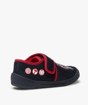 Chaussons garçon avec bride à scratch - Avengers vue4 - AVENGERS - GEMO