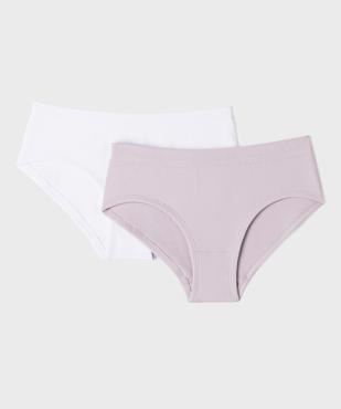 Shorty en maille côtelée fille (lot de 2) vue1 - GEMO 4G FILLE - GEMO