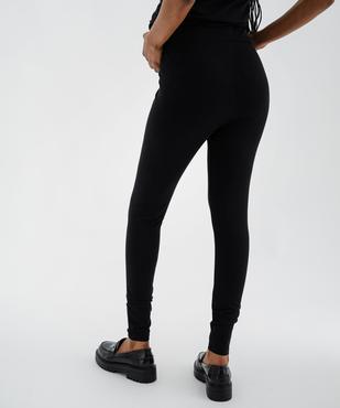 Legging de grossesse à bandeau haut uni vue3 - GEMO (MATER) - GEMO