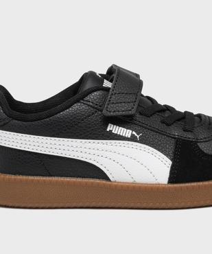 Baskets basses Club LT à scratch et lacets élastiqués garçon - Puma vue6 - PUMA - GEMO