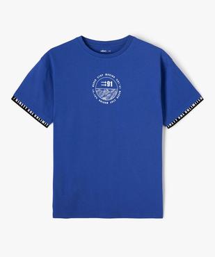 Tee-shirt sportif à bandes garçon vue2 - GEMO (JUNIOR) - GEMO