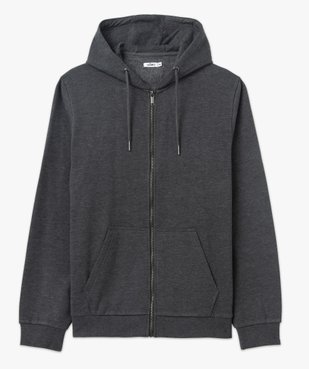 Sweat zippé à capuche homme vue4 - GEMO 4G HOMME - GEMO