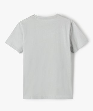 Tee-shirt garçon à motif streetwear et manches courtes vue3 - GEMO (JUNIOR) - GEMO