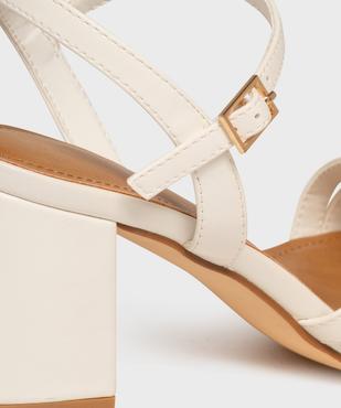 Sandales à talon trapèze et multibrides femme - Follow Me vue6 - FOLLOW ME - GEMO