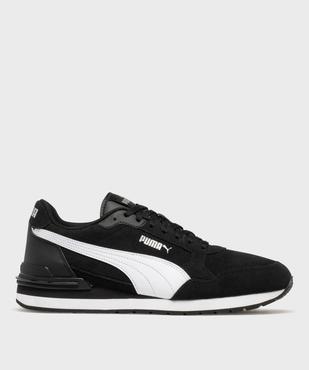 Baskets basses ST Runner V4 en cuir suédé homme - Puma vue1 - PUMA - GEMO