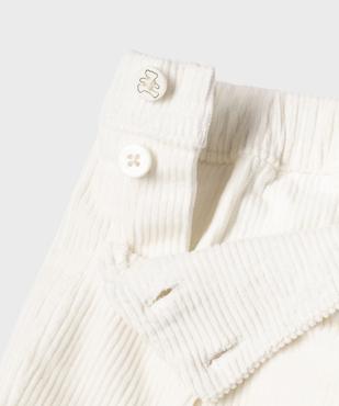 Short ample en velours côtelé extensible bébé fille - LuluCastagnette vue3 - LULUCASTAGNETTE - GEMO