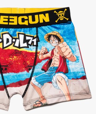 Boxer fluide avec motif One Piece garçon - Freegun vue2 - FREEGUN - GEMO