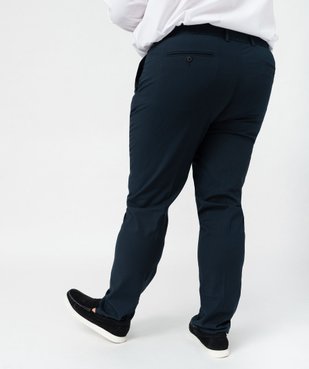 Pantalon de costume homme en toile coupe droite vue7 - GEMO 4G HOMME - GEMO