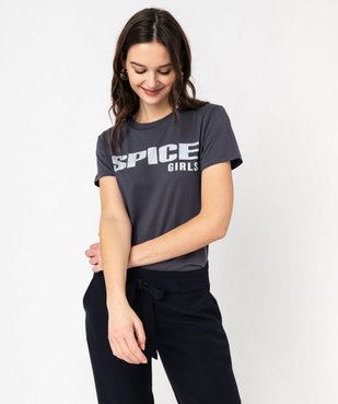Tee-shirt à manches courtes imprimé devant et dos femme - Spice Girls vue1 - SPICE GIRLS - GEMO