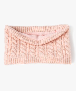 Echarpe snood doublée polaire bébé fille vue1 - GEMO(BEBE DEBT) - GEMO