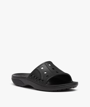 Mules de piscine homme unies avec bandeau perforé - Crocs vue2 - CROCS - GEMO