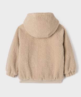Sweat zippé à capuche réversible garçon vue6 - GEMO (ENFANT) - GEMO