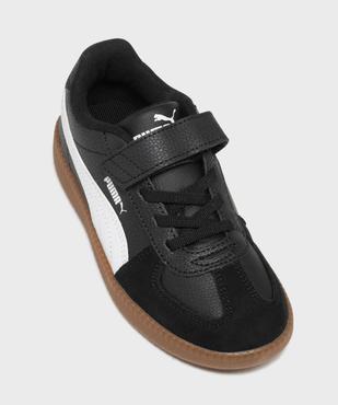 Baskets basses Club LT à scratch et lacets élastiqués garçon - Puma vue5 - PUMA - GEMO