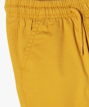Pantalon jogger en toile garçon vue3 - GEMO (ENFANT) - GEMO
