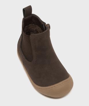 Boots Chelsea zippées bébé garçon - LuluCastagnette vue5 - LULUCASTAGNETTE - GEMO