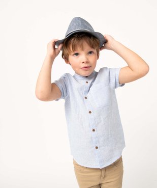 Chapeau garçon trilby chiné vue6 - GEMO (ENFANT) - GEMO