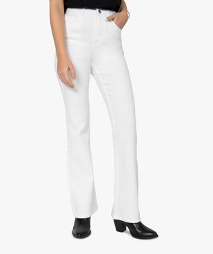 Jean femme coupe Flare taille haute vue1 - GEMO(FEMME PAP) - GEMO