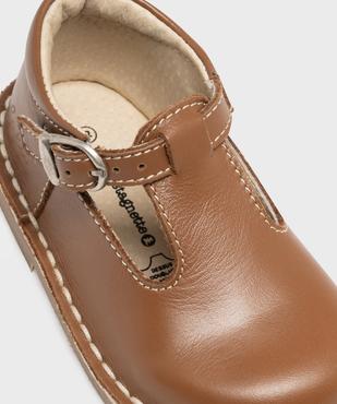 Chaussures Salomé en cuir bébé fille - LuluCastagnette vue6 - LULUCASTAGNETTE - GEMO